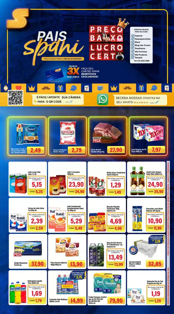 Catálogo Spani Atacadista | Jornal de Ofertas Pais GDE SP 18 a 24 08 2026 | 2026-08-18T00:00:00.000Z - 2026-08-24T00:00:00.000Z