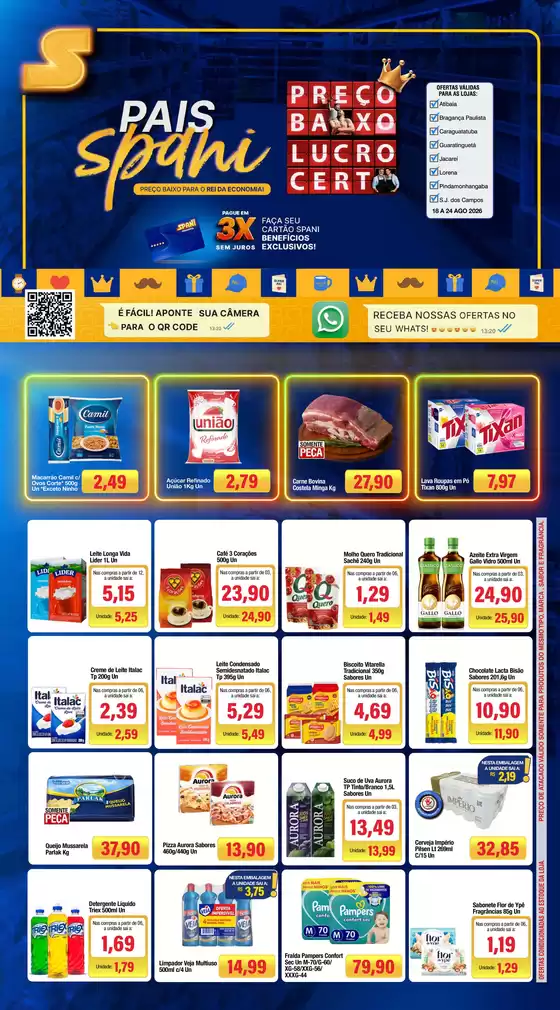 Catálogo Spani Atacadista | Jornal de Ofertas Pais SP 18 a 24 08 2026 | 2026-08-18T00:00:00.000Z - 2026-08-24T00:00:00.000Z