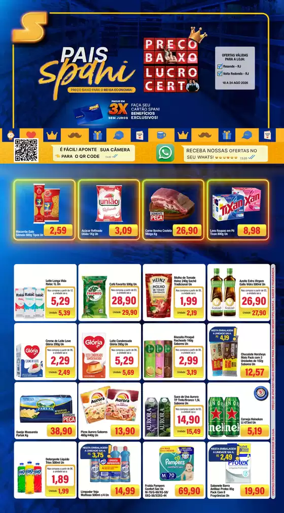 Catálogo Spani Atacadista | Jornal de Ofertas Pais RJ 18 a 24 08 2026 | 2026-08-18T00:00:00.000Z - 2026-08-24T00:00:00.000Z