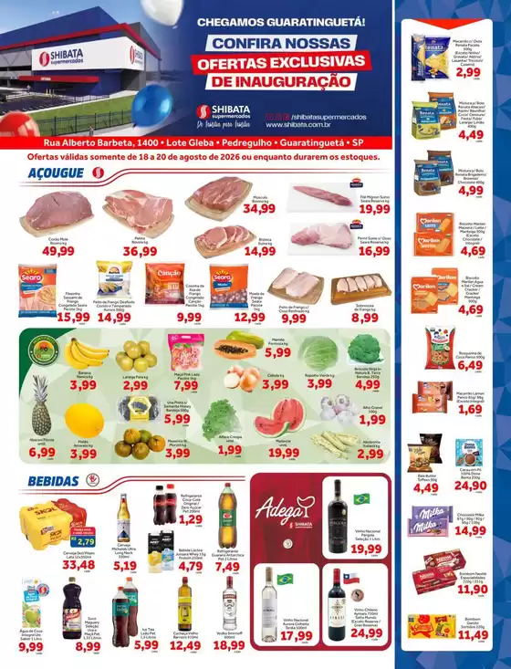 Catálogo Shibata Supermercados | Novas ofertas para descobrir | 2026-08-18T00:00:00.000Z - 2026-08-20T00:00:00.000Z