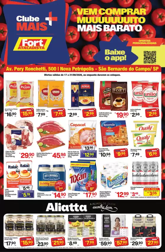Catálogo Fort Atacadista em Mauá | SP Fort Semanal 3ed 17 a 21 AGO 26 Sao Bernardo | 2026-08-17T00:00:00.000Z - 2026-08-21T00:00:00.000Z