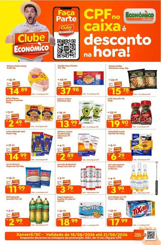 Catálogo Econômico Atacadão | Tabloide Econômico Atacadão | 2026-08-18T00:00:00.000Z - 2026-08-21T00:00:00.000Z