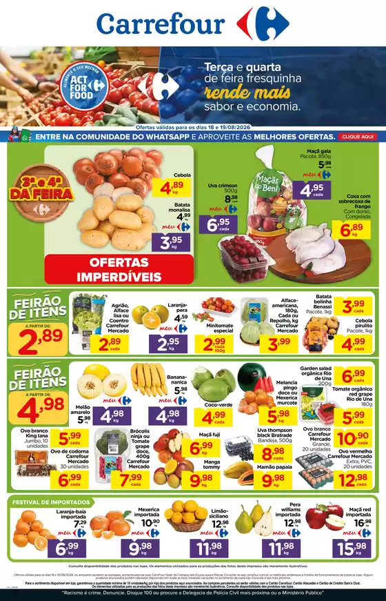 Catálogo Carrefour | TERÇA E QUARTA DE FEIRA FRESQUINHA [MACG] | 2026-08-18T00:00:00.000Z - 2026-08-19T00:00:00.000Z