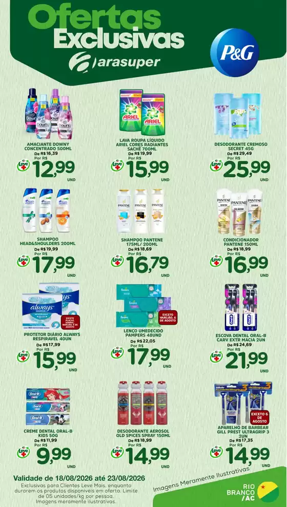 Catálogo Araújo Supermercados | EXCLUSIVA PROCTER | 2026-08-18T00:00:00.000Z - 2026-08-23T00:00:00.000Z