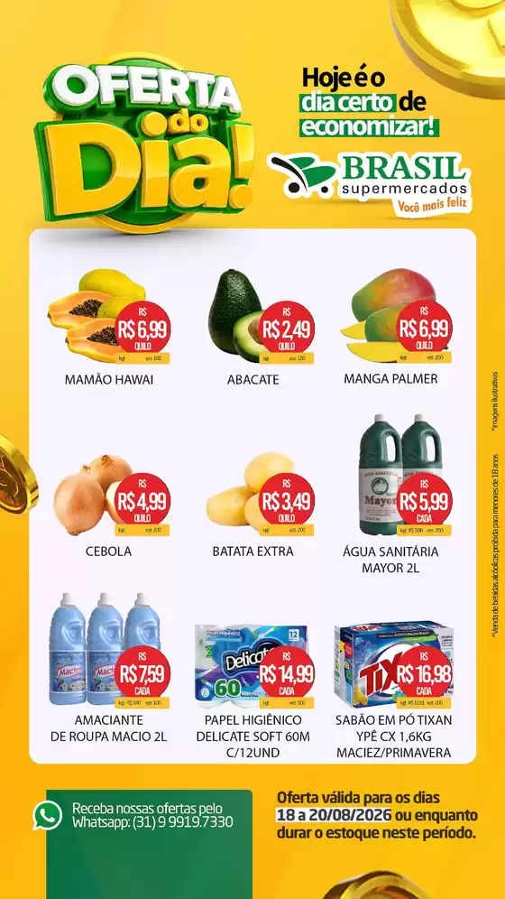 Catálogo Brasil Supermercados | Ofertas | 2026-08-18T00:00:00.000Z - 2026-08-20T00:00:00.000Z
