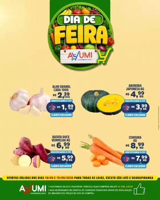 Catálogo Ayumi Supermercados | Ofertas | 2026-08-18T00:00:00.000Z - 2026-08-19T00:00:00.000Z