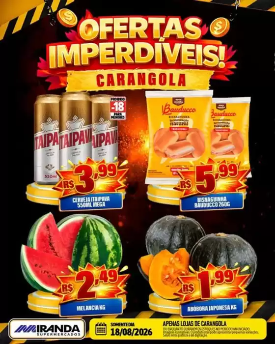 Catálogo Miranda Supermercados | Ofertas Imperdiveis | 2026-08-18T00:00:00.000Z - 2026-08-18T00:00:00.000Z