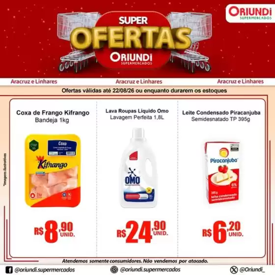 Catálogo Oriundi | Ofertas | 2026-08-18T00:00:00.000Z - 2026-08-22T00:00:00.000Z