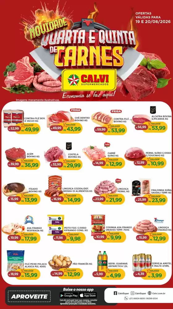 Catálogo Calvi Supermercados | Quarta e Quinta de Carnes | 2026-08-19T00:00:00.000Z - 2026-08-20T00:00:00.000Z