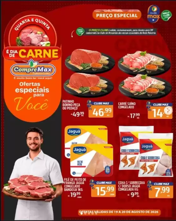 Catálogo CompreMax | Carne | 2026-08-19T00:00:00.000Z - 2026-08-20T00:00:00.000Z