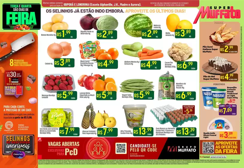 Catálogo Super Muffato em Sabáudia | Ofertas para caçadores de pechinchas | 2026-08-19T00:00:00.000Z - 2026-08-19T00:00:00.000Z