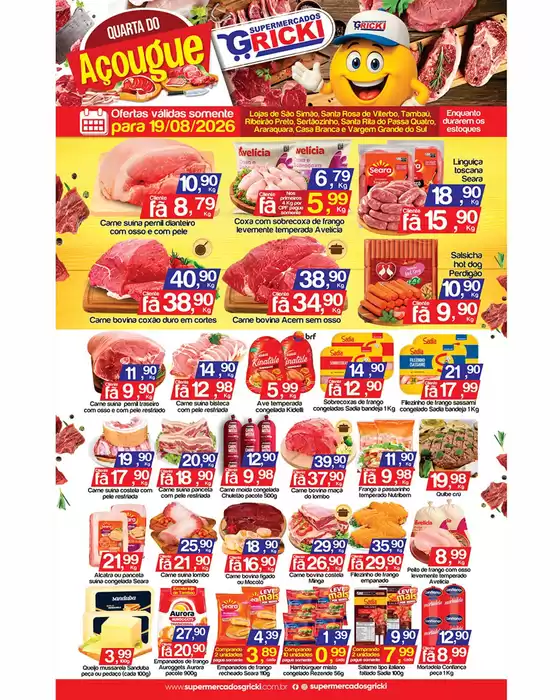 Catálogo Supermercados Gricki | Encarte Supermercados Gricki | 2026-08-19T00:00:00.000Z - 2026-08-19T00:00:00.000Z