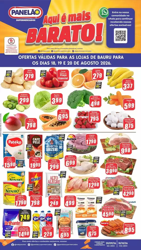 Catálogo Panelão | Ótima oferta para caçadores de pechinchas | 2026-08-18T00:00:00.000Z - 2026-08-20T00:00:00.000Z