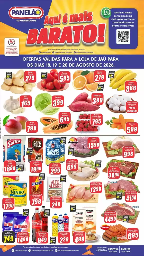 Catálogo Panelão | Ofertas para caçadores de pechinchas | 2026-08-18T00:00:00.000Z - 2026-08-20T00:00:00.000Z
