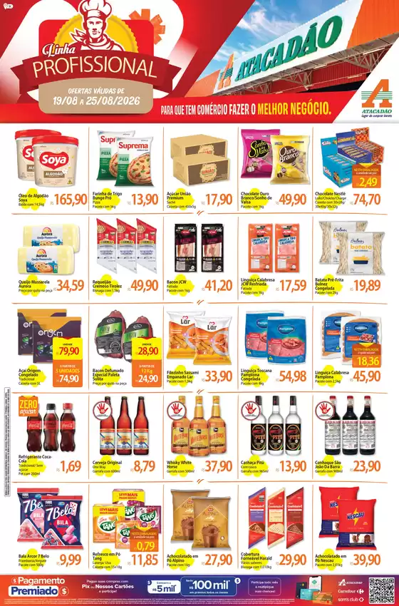 Catálogo Atacadão em Balneário Camboriú | Atacadão - Linha Profissional | 2026-08-19T00:00:00.000Z - 2026-08-25T00:00:00.000Z