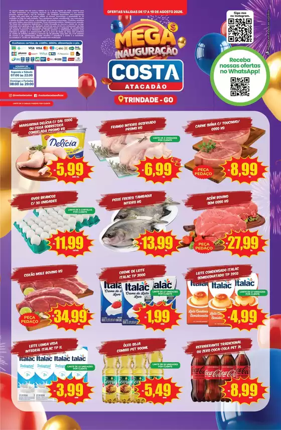 Catálogo Costa Atacadão | Ofertas Costa Atacadão | 2026-08-17T00:00:00.000Z - 2026-08-19T00:00:00.000Z