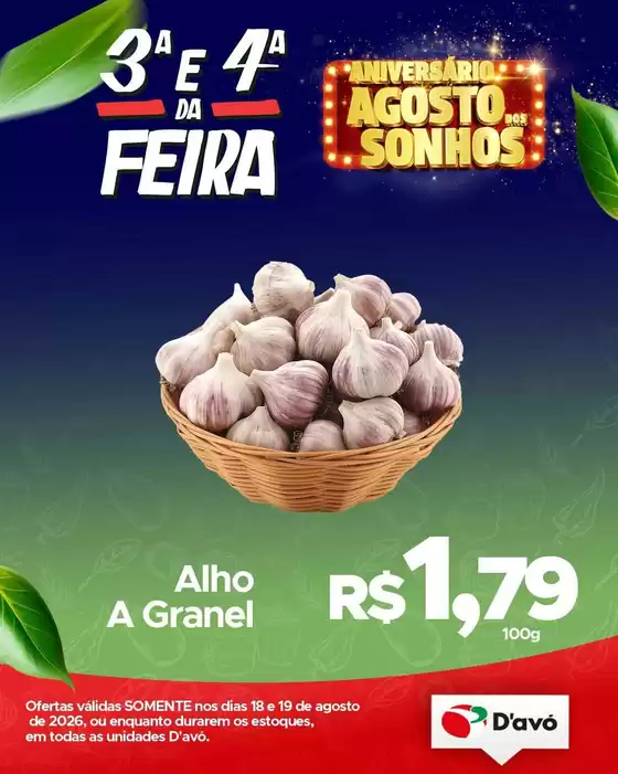 Catálogo D'avó Supermercado | Encarte Davó Supermercado | 2026-08-18T00:00:00.000Z - 2026-08-19T00:00:00.000Z