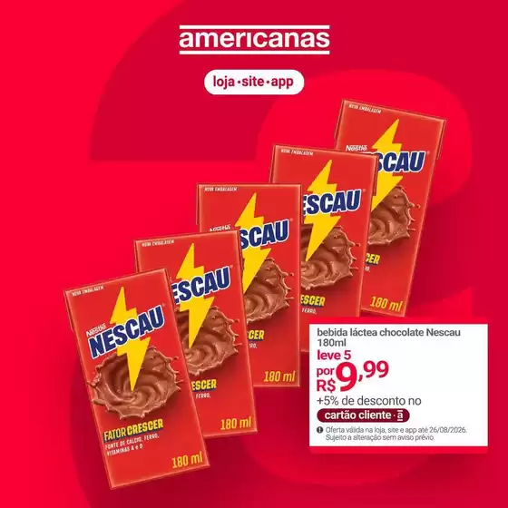 Catálogo Lojas Americanas | Descontos e promoções | 2026-08-19T00:00:00.000Z - 2026-08-26T00:00:00.000Z