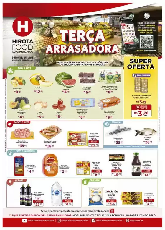 Catálogo Hirota Food Supermercado | Encarte Hirota Food Supermercado | 2026-08-19T00:00:00.000Z - 2026-08-19T00:00:00.000Z