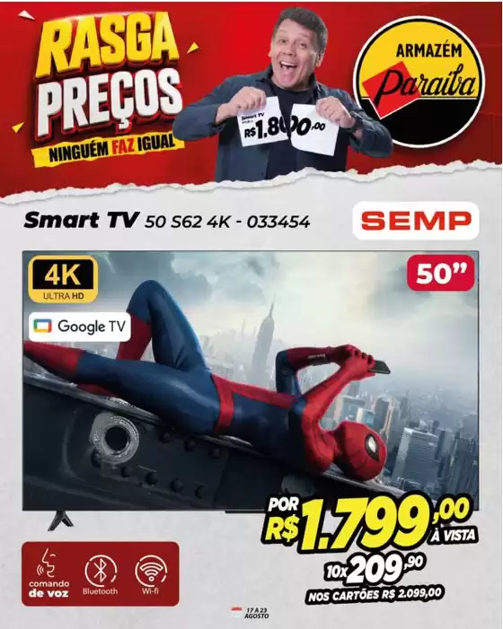 Catálogo Armazém Paraíba | Ótima oferta para todos os clientes | 2026-08-19T00:00:00.000Z - 2026-08-23T00:00:00.000Z