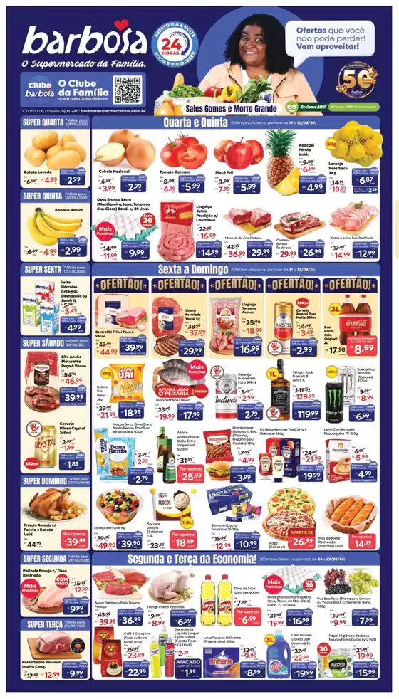 Catálogo Barbosa Supermercados | Ofertas Exclusivas Para As Lojas Sales Gomes e Morro Grande | 2026-08-19T00:00:00.000Z - 2026-08-25T00:00:00.000Z