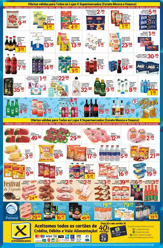 Catálogo X Supermercados | Grandes descontos em produtos selecionados | 2026-08-19T00:00:00.000Z - 2026-08-20T00:00:00.000Z