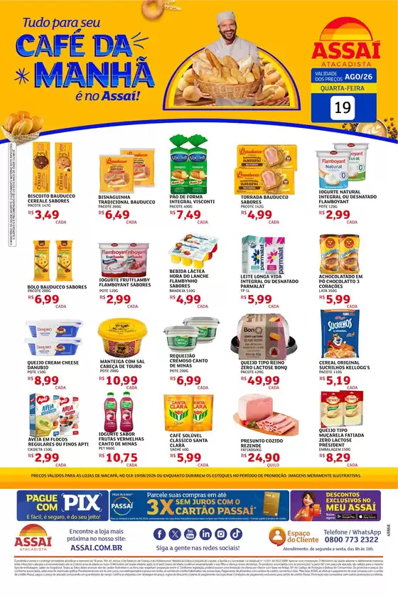 Catálogo Assaí Atacadista | Encarte Assaí Atacadista 49868-442 | 2026-08-19T00:00:00.000Z - 2026-08-19T00:00:00.000Z