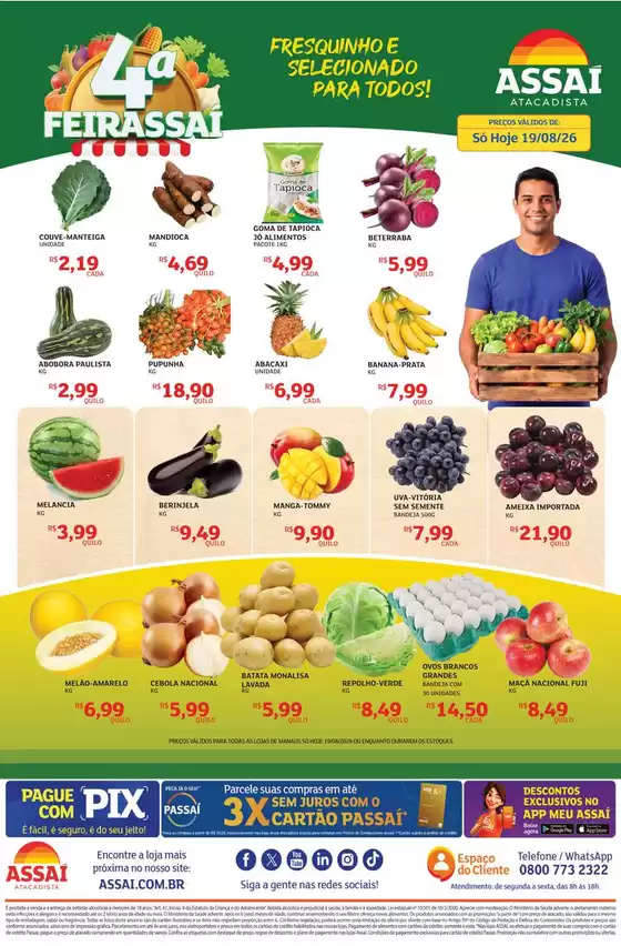 Catálogo Assaí Atacadista | Encarte Assaí Atacadista 170073-602 | 2026-08-19T00:00:00.000Z - 2026-08-19T00:00:00.000Z