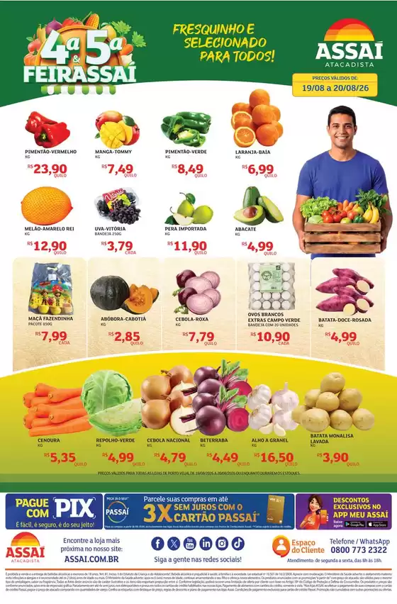 Catálogo Assaí Atacadista | Encarte Assaí Atacadista 170076-604 | 2026-08-19T00:00:00.000Z - 2026-08-20T00:00:00.000Z