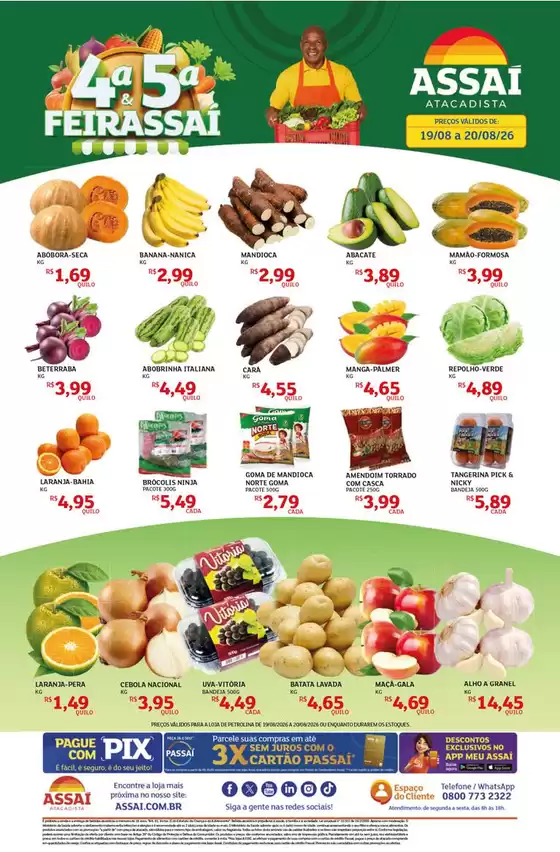 Catálogo Assaí Atacadista | Encarte Assaí Atacadista 170082-574 | 2026-08-19T00:00:00.000Z - 2026-08-20T00:00:00.000Z