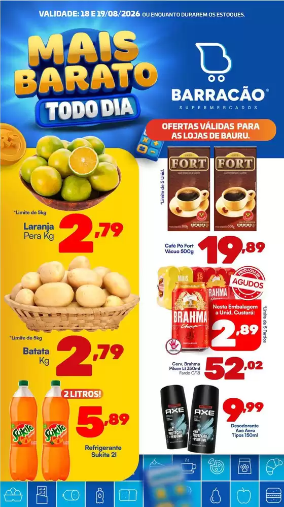 Catálogo Barracão Supermercado | Ampla seleção de ofertas | 2026-08-18T00:00:00.000Z - 2026-08-19T00:00:00.000Z