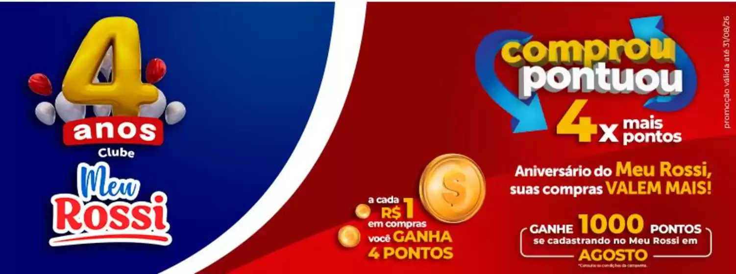 Catálogo Rossi Supermercados | Encarte Rossi Supermercados | 2026-08-19T00:00:00.000Z - 2026-08-31T00:00:00.000Z
