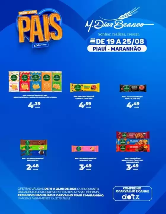 Catálogo R Carvalho Supermercado | mes dos Pais | 2026-08-19T00:00:00.000Z - 2026-08-25T00:00:00.000Z