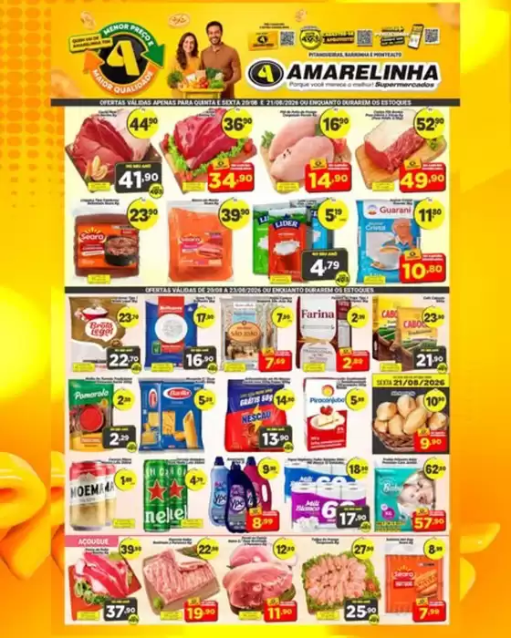 Catálogo Amarelinha Supermercados | Ofertas | 2026-08-20T00:00:00.000Z - 2026-08-21T00:00:00.000Z