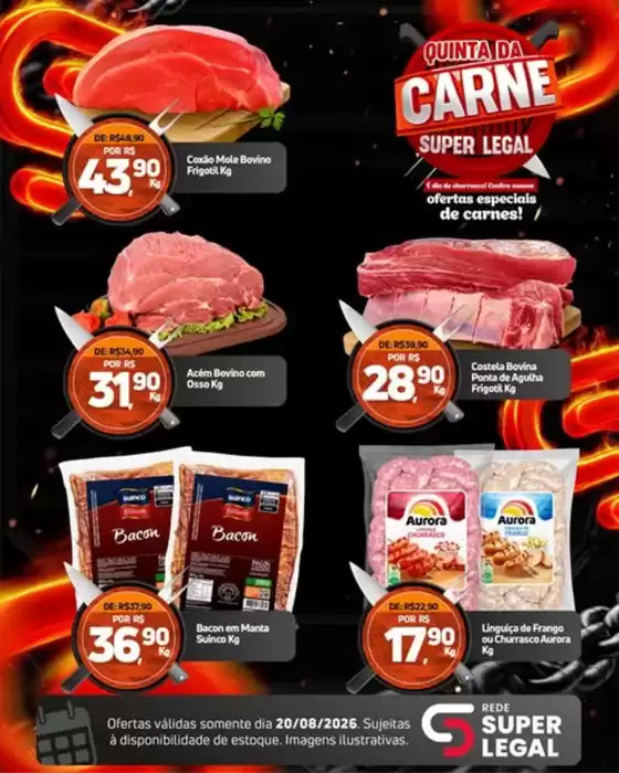 Catálogo Rede Super Legal de Supermercados | Quinta Da Carne | 2026-08-20T00:00:00.000Z - 2026-08-20T00:00:00.000Z