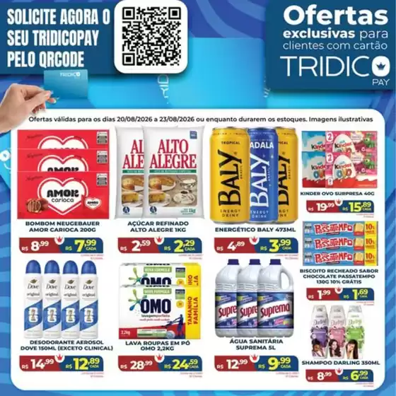 Catálogo Supermercados Tridico | Ofertas TridicoPay! | 2026-08-20T00:00:00.000Z - 2026-08-23T00:00:00.000Z