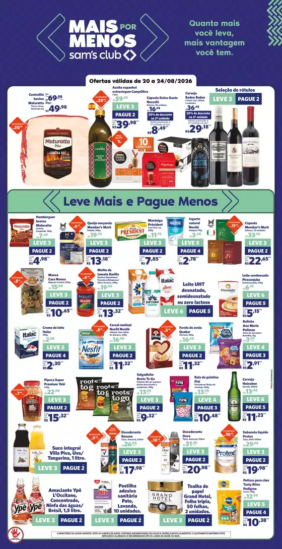 Catálogo Sam's Club | Ofertas exclusivas | 2026-08-20T00:00:00.000Z - 2026-08-24T00:00:00.000Z