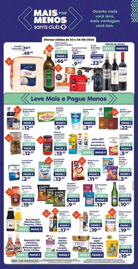 Catálogo Sam's Club | Ótima oferta para todos os clientes | 2026-08-20T00:00:00.000Z - 2026-08-24T00:00:00.000Z