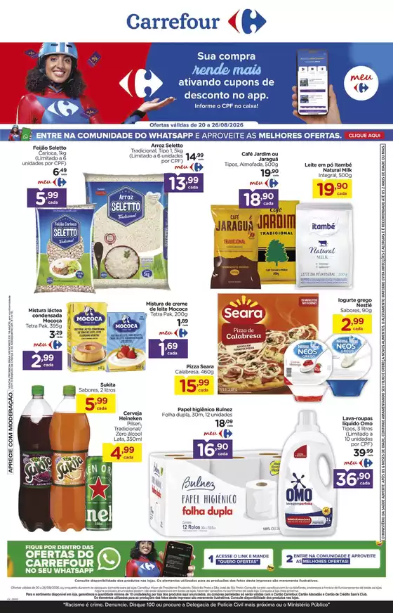 Catálogo Carrefour | Ofertas exclusivas e pechinchas | 2026-08-20T00:00:00.000Z - 2026-08-26T00:00:00.000Z