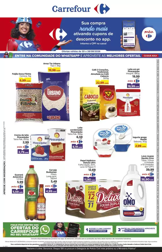 Catálogo Carrefour | Pechinchas e ofertas atuais | 2026-08-20T00:00:00.000Z - 2026-08-26T00:00:00.000Z