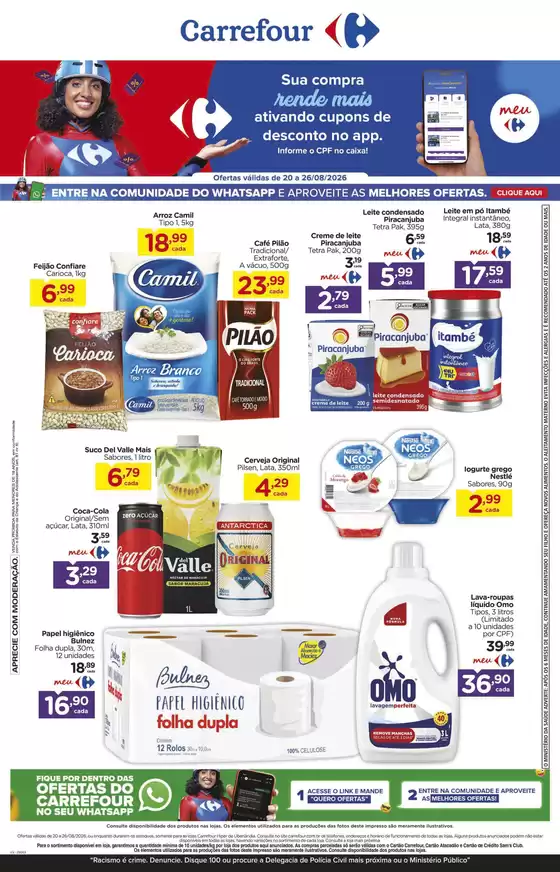 Catálogo Carrefour em Uberlândia | Ofertas exclusivas e pechinchas | 2026-08-20T00:00:00.000Z - 2026-08-26T00:00:00.000Z