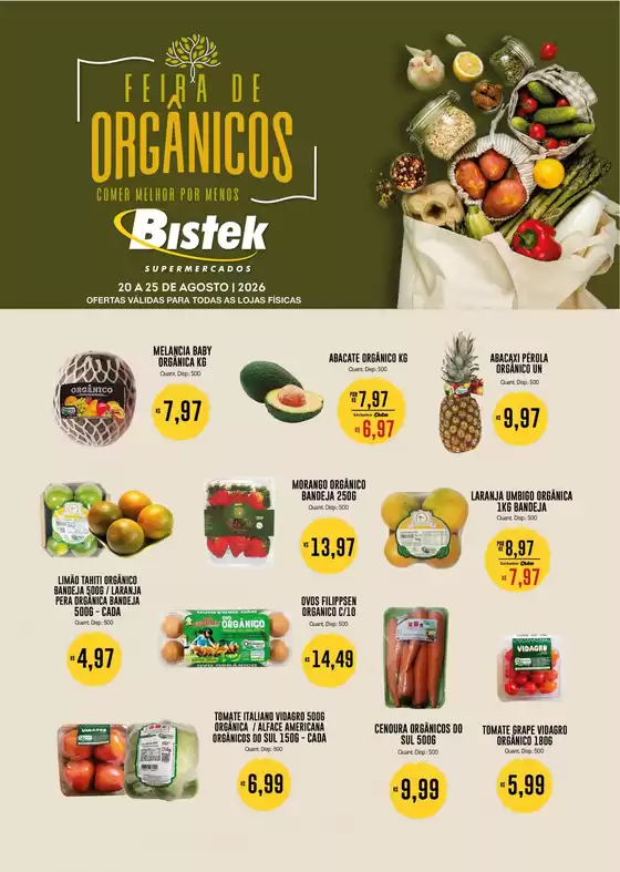 Catálogo Bistek Supermercados | Economize agora com nossas ofertas | 2026-08-20T00:00:00.000Z - 2026-08-25T00:00:00.000Z