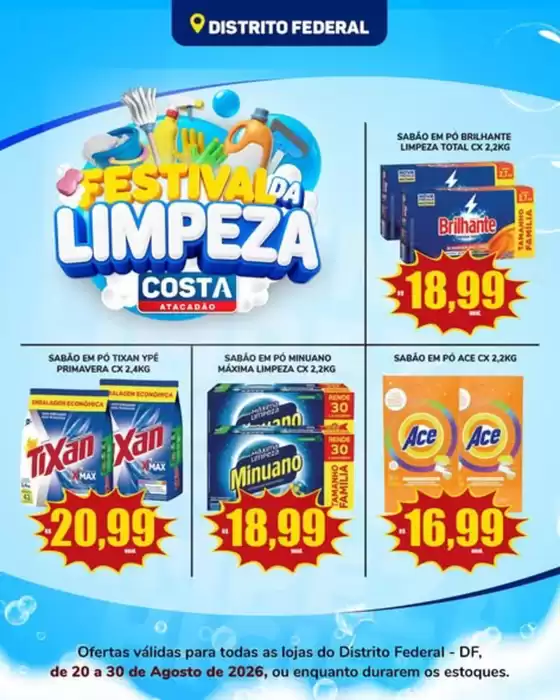 Catálogo Costa Atacadão | Festival da limpeza | 2026-08-20T00:00:00.000Z - 2026-08-30T00:00:00.000Z