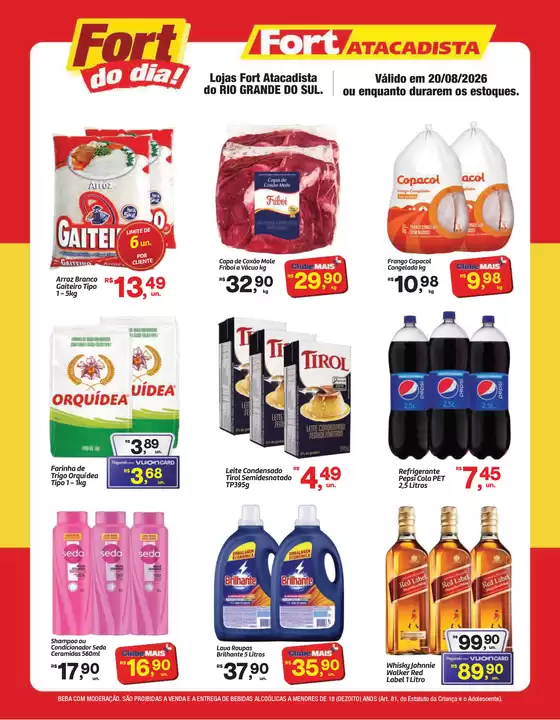 Catálogo Fort Atacadista | RS Fort Card Qui 20 AGO 26 Final | 2026-08-20T00:00:00.000Z - 2026-08-20T00:00:00.000Z