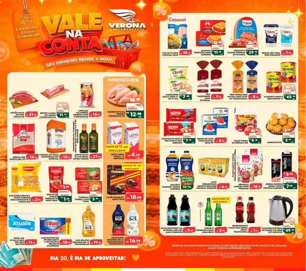 Catálogo Verona Supermercados | Melhores ofertas para compradores econômicos | 2026-08-20T00:00:00.000Z - 2026-08-20T00:00:00.000Z