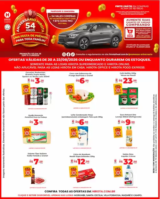 Catálogo Hirota Food Supermercado | Encarte Hirota Food Supermercado | 2026-08-20T00:00:00.000Z - 2026-08-23T00:00:00.000Z