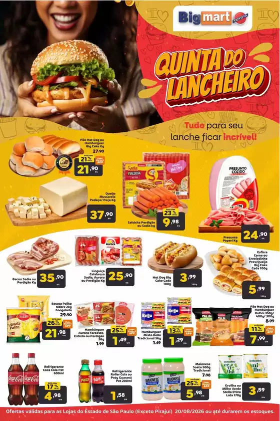 Catálogo Bigmart | Ofertas exclusivas e pechinchas | 2026-08-20T00:00:00.000Z - 2026-08-20T00:00:00.000Z