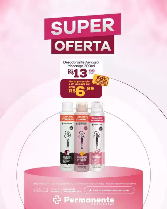 Catálogo Farmácia Permanente em Muriaé | Ofertas exclusivas | 2026-08-17T00:00:00.000Z - 2026-08-31T00:00:00.000Z