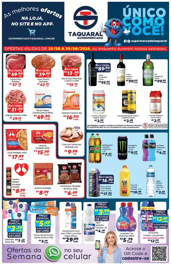 Catálogo Supermercado Taquaral | Folheto de Ofertas | 2026-08-20T00:00:00.000Z - 2026-08-30T00:00:00.000Z