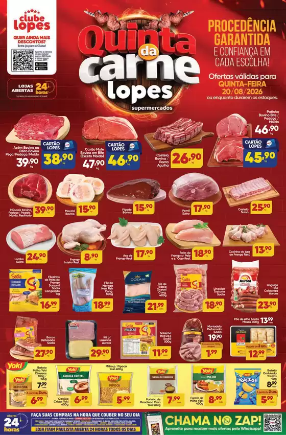 Catálogo Lopes Supermercados | QUINTA DA CARNE - | 2026-08-20T00:00:00.000Z - 2026-08-20T00:00:00.000Z
